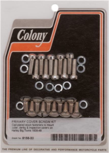 COLONY SCREW KITS FOR TIN PRIMARY